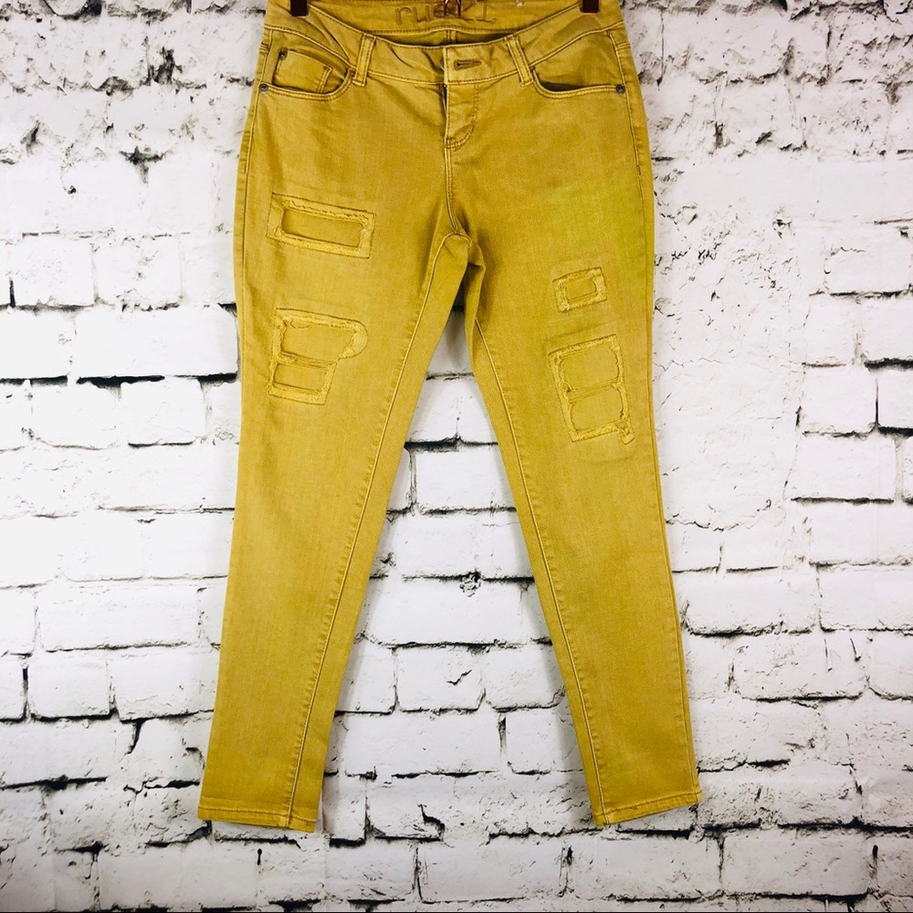 Rue 21 Mustard Skinny Jeans